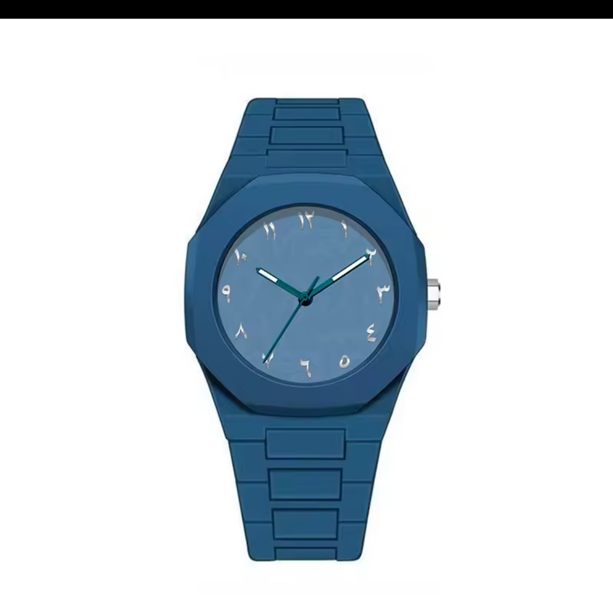 VELMONT Néo Bleu Marine - montre à cadran arabe monochrome